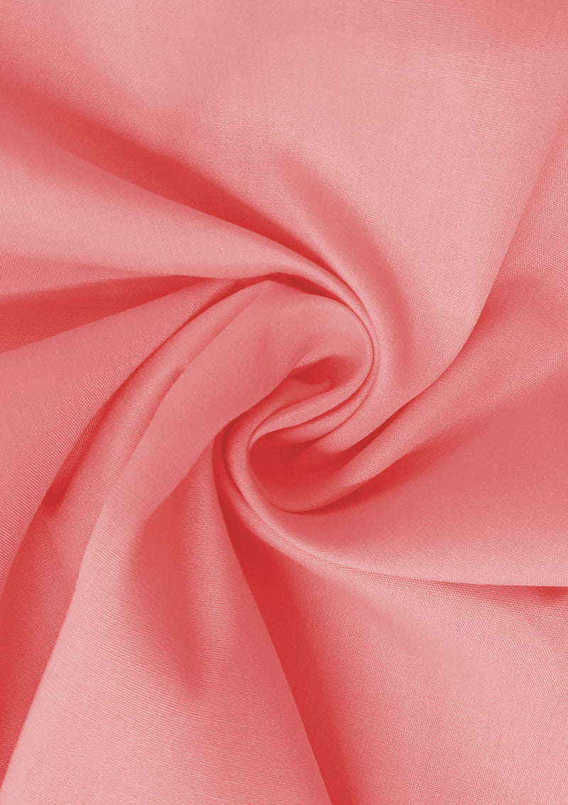 Candy Pink PolyCotton Fabric 65/35 Blended Dyed Premium Fabric 45" (112cm) Wide for Craft, Dressmaking, Face Masks & NHS Uniforms