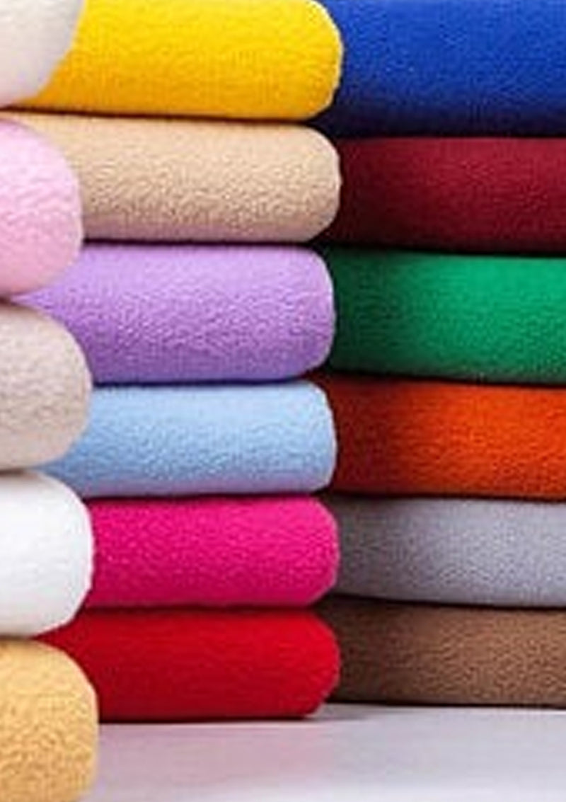 Black Fleece Fabric Warm Soft Pile Polar Anti Pill Fleece Material  58" (147cms) Wide for Dress, Craft, Sewing, Toys & Blankets