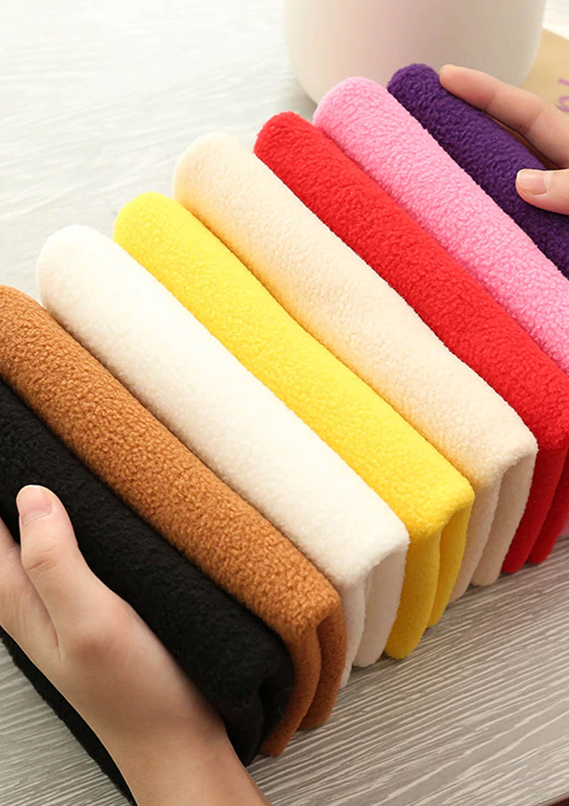 Black Fleece Fabric Warm Soft Pile Polar Anti Pill Fleece Material  58" (147cms) Wide for Dress, Craft, Sewing, Toys & Blankets