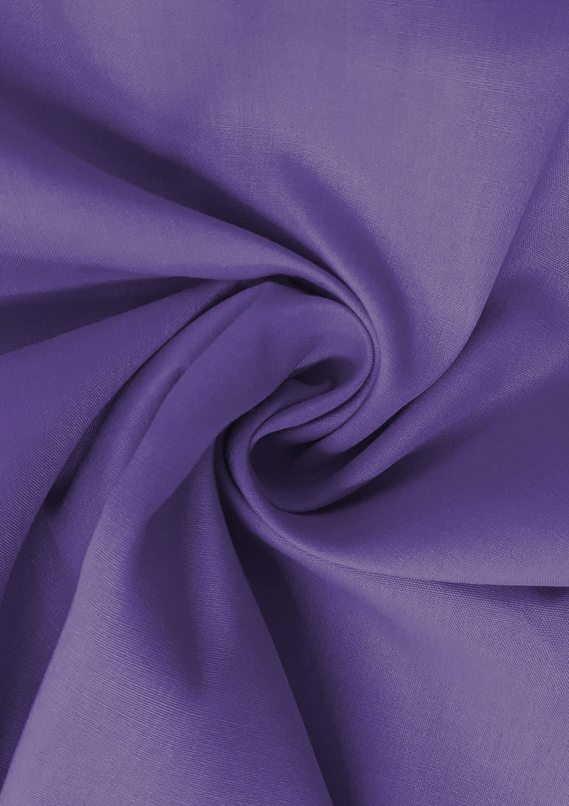 Polycotton Plain Fabric 45" Wide Blended (Medium Colours) Lightweight For Craft, Dress & Uniforms