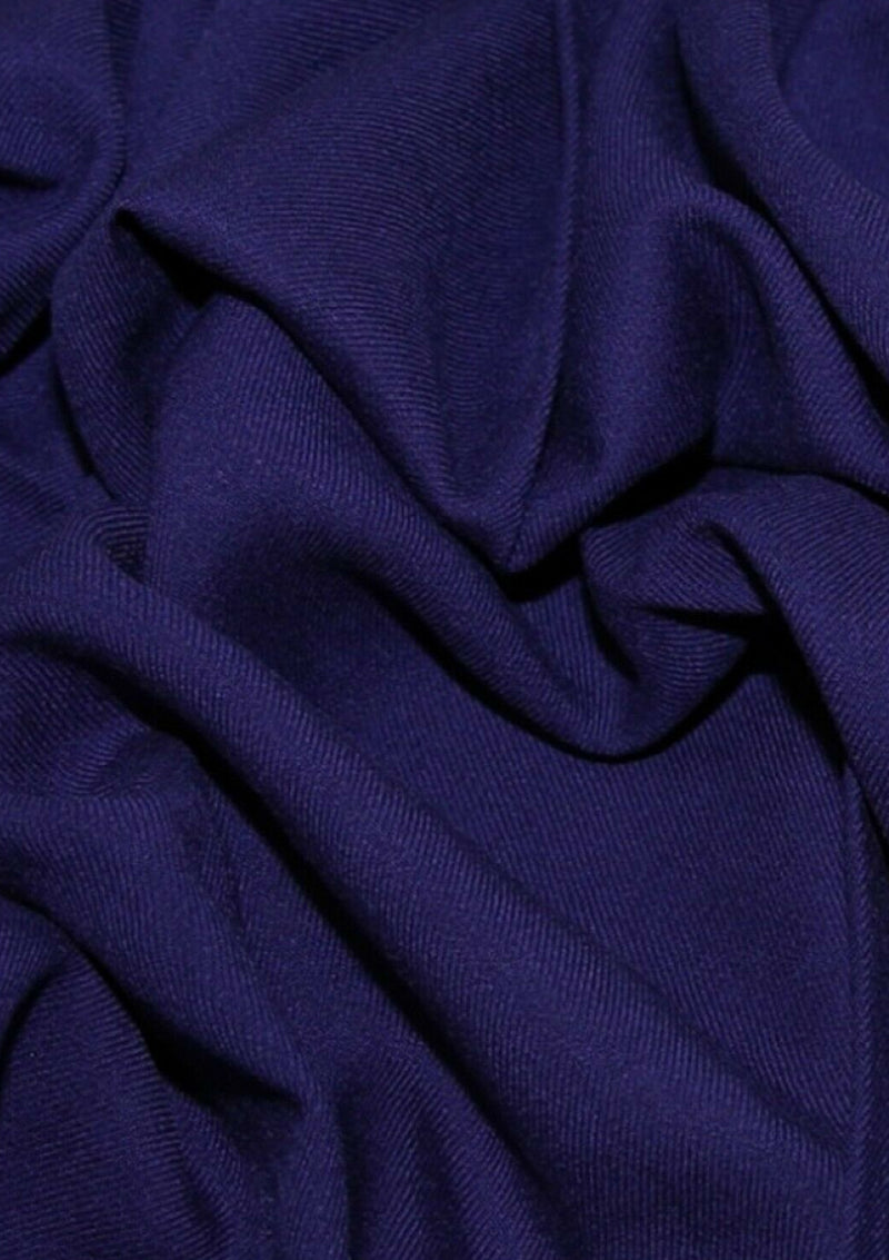 60" Luxury Marina Viscose Twill Non Stretch Plain Fabric Dressing & Crafting