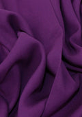 Marina Viscose Twill Dress Fabric Grape 60" Wide Non Stretch Plain Crafting