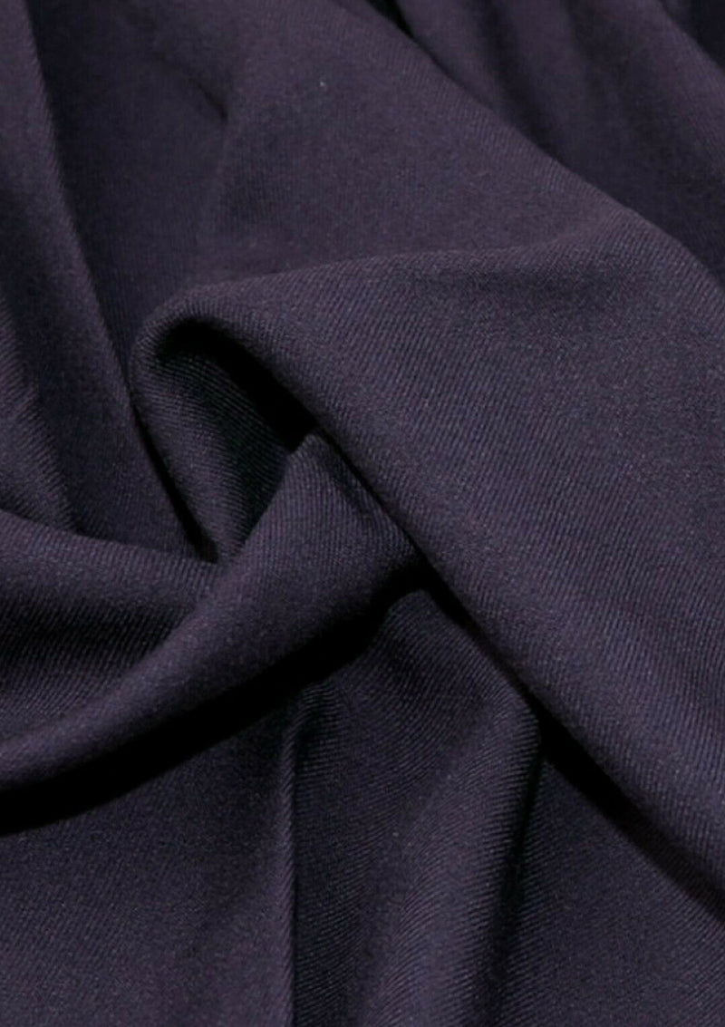 60" Luxury Marina Viscose Twill Non Stretch Plain Fabric Dressing & Crafting