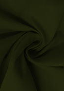 Moss Green Cotton Fabric 100% Cotton Poplin Plain  Oeko-Tex Certified Fabric for Dressmaking, Craft, Quilting & Facemasks 45" (112 cms) Wide Per Metre