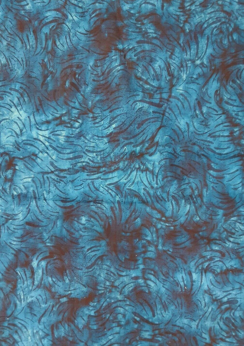 John Louden 100% 45" Cotton Voile Batik Splash Print D