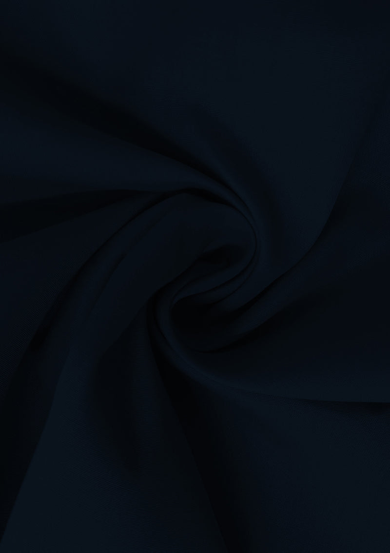 Navy Blue PolyCotton Fabric 65/35 Blended Dyed Premium Fabric 45" (112cm) Wide for Craft, Dressmaking, Face Masks & NHS Uniforms