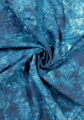 John Louden 100% 45" Cotton Voile Batik Leaf Print D#264
