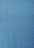 100% 45" Polycotton Blended Christmas Red Base + White Spots 5mm Print D#59
