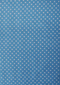 100% 45" Polycotton Blended Red Base + White Spots 5mm Print D#59