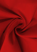 Red Cotton Fabric 100% Cotton Poplin Plain Fabric for Dressmaking, Craft, Quilting & Facemasks 45" (112 cms) Wide Per Metre