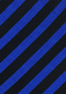 Striped Jersey Fabric Soft Touch Marl Effect 4-Way Stretch 54" Width Dressing - Blue