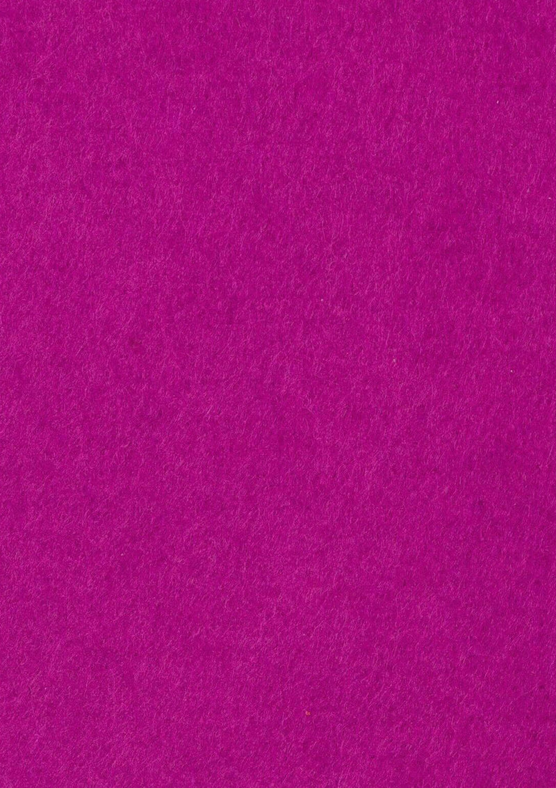 Fuschia Felt Fabric Baize 100% Acrylic Material Arts Crafts Sewing Decoration 1mm Thickness | 100cm x 45cm Wide | Sold by The Metre & Roll