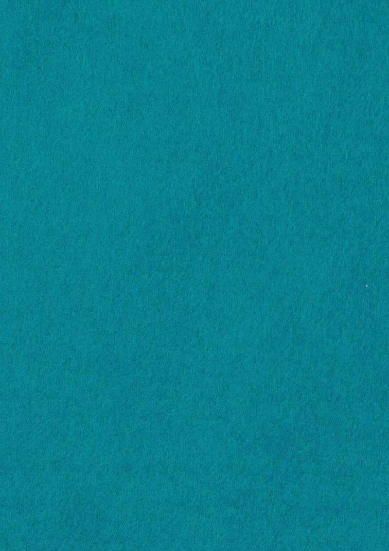 Teal Felt Fabric Baize 100% Acrylic Material Arts Crafts Sewing Decoration 1mm Thickness | 100cm x 45cm Wide | Sold by The Metre & Roll