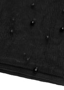 60" Net Fashion Studded Pearl Beaded Bridal Fabric Decoration/craft/dress/scarf