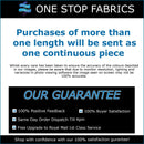 Black Scuba Jersey Fabric 60" Spandex 4-Way Stretch Elastane Polyester Dressing