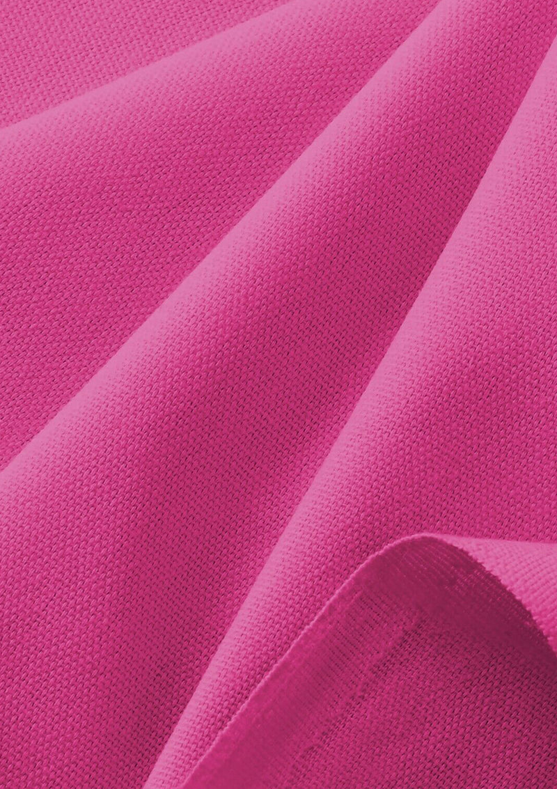 Pink Cotton Canvas Fabric 100% Cotton 57" for Upholstery Clothing Craft & Bags