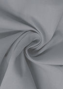 Silver Cotton Fabric 100% Cotton Poplin Plain Fabric for Dressmaking, Craft, Quilting & Facemasks 45" (112 cms) Wide Per Metre