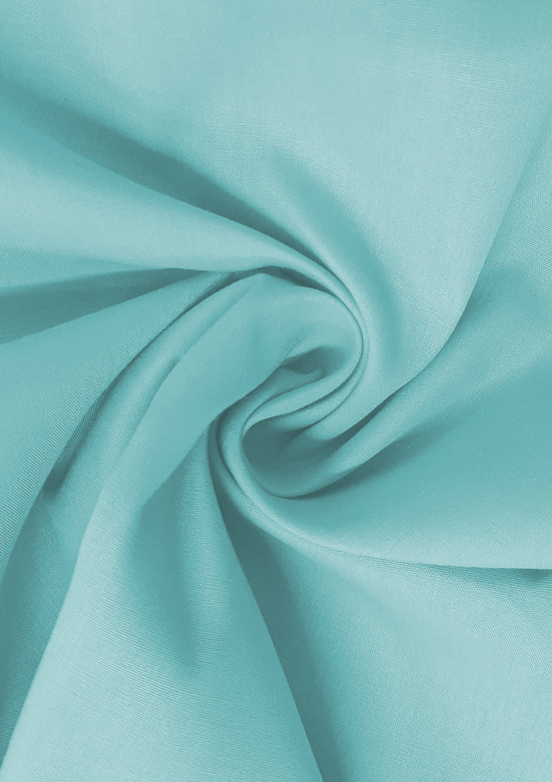 Polycotton Plain Fabric 45" Wide Blended (Light Colours) Lightweight For Craft, Dress & Uniforms