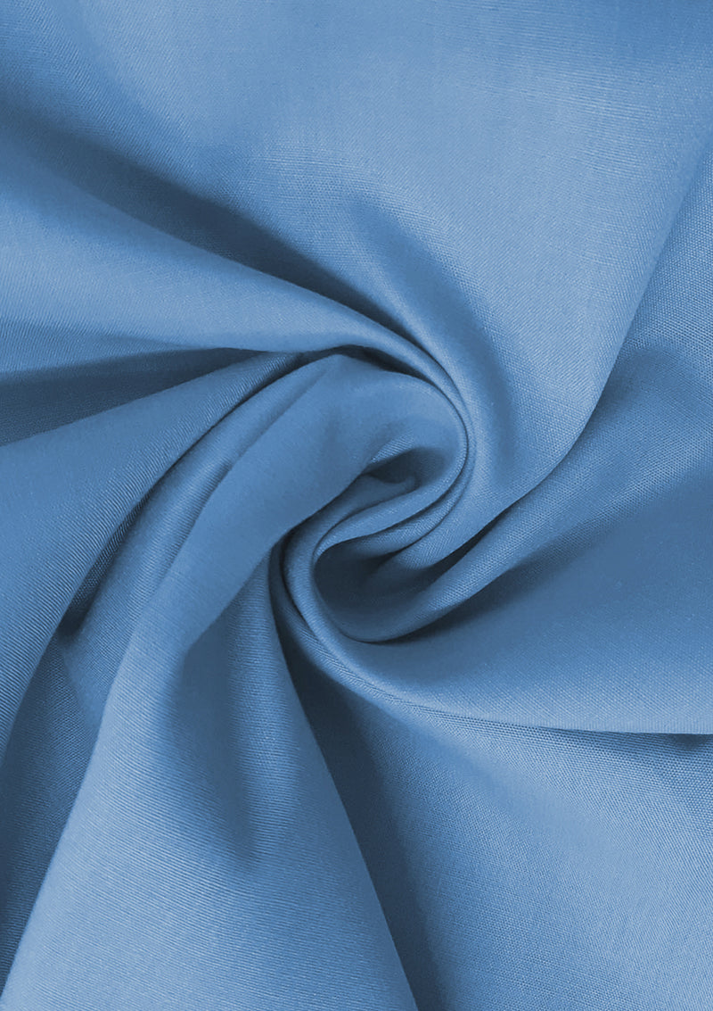 Polycotton Plain Fabric 45" Wide Blended (Medium Colours) Lightweight For Craft, Dress & Uniforms