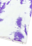Tie Dye Print Jersey Fabric Viscose Elastane 2-Way Stretch 63"Wide Fashion Dressing - Purple